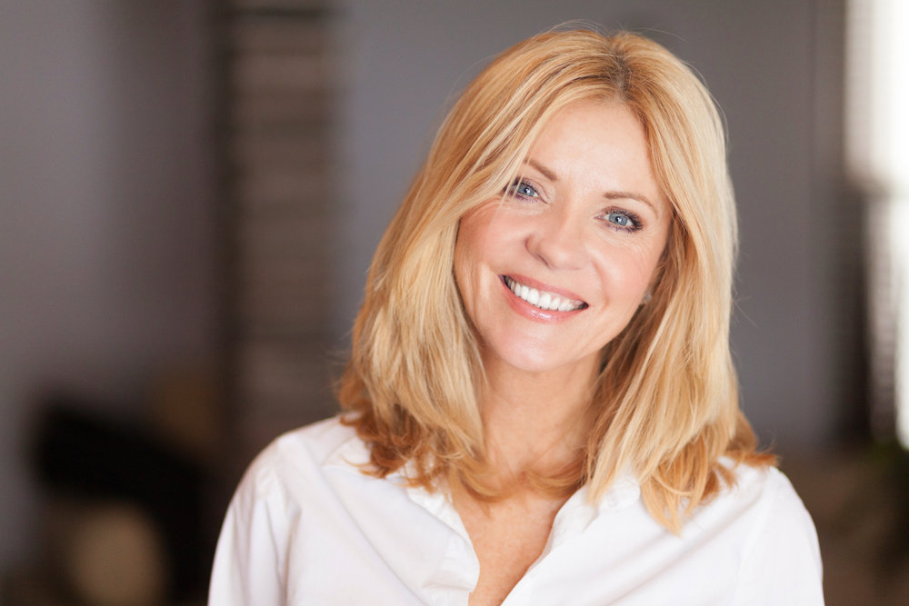 Middle Age Woman Smiling