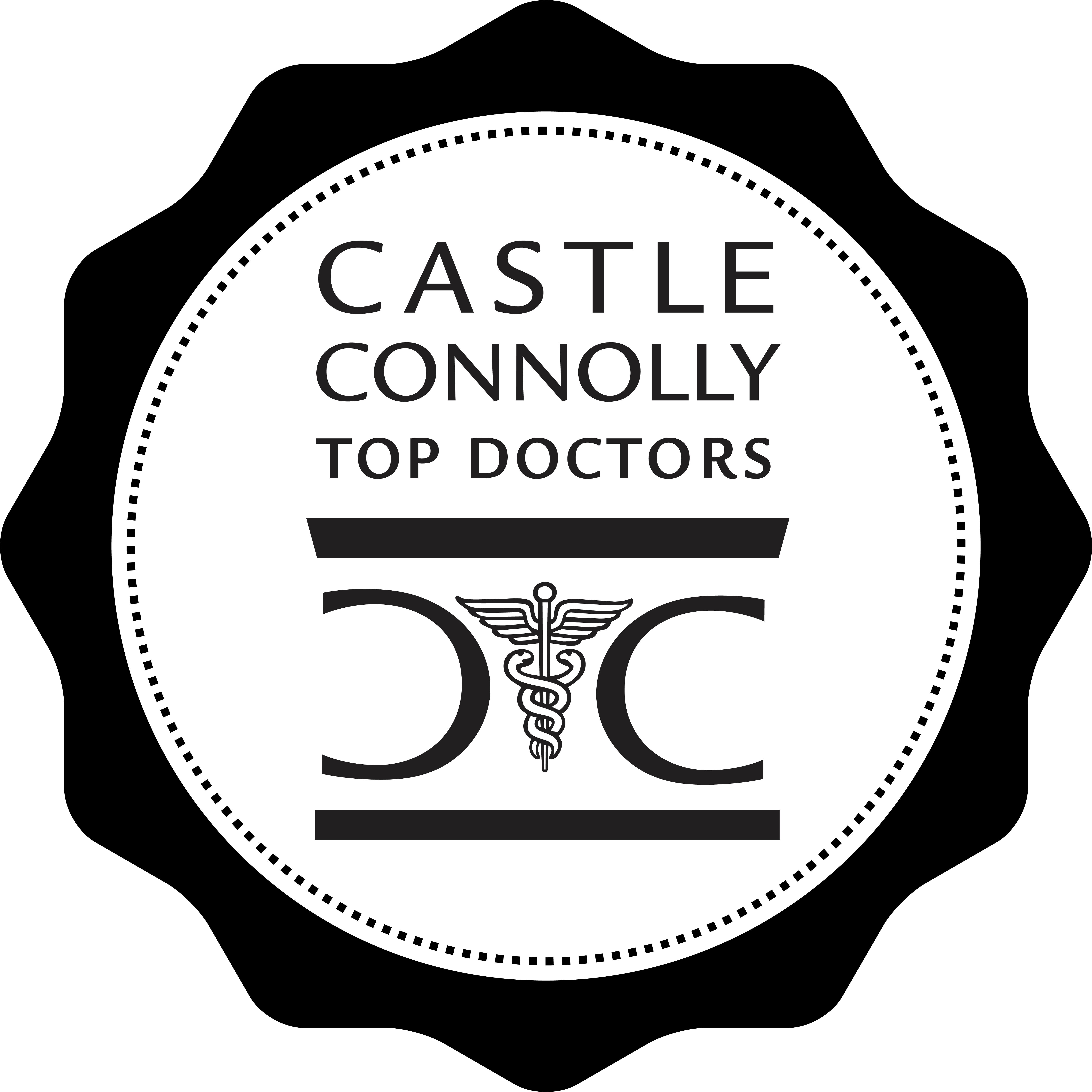 Castle Conollogy Top Doctor Award Logo